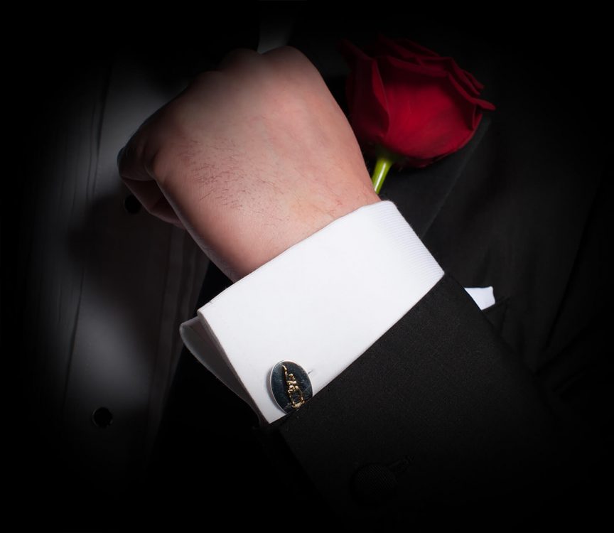 Gold and Silver Cufflinks