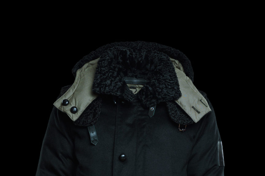 PARKA IN 100% S-H CASHMERE – BLACK – REVERSIBLE – LE I | Sven-Holger  Clothing Atélier